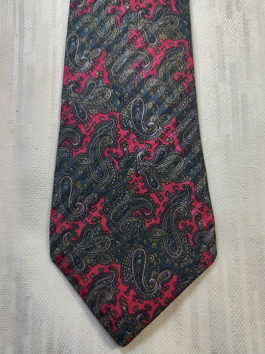 ALTEA MILANO 100% SILK TIE SETA CRAVATTA NECKTIE MADE IN ITALY CLASSIC