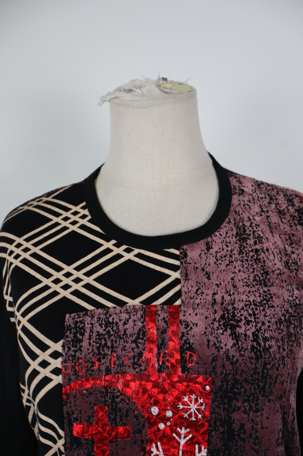 CUSTO BARCELONA MAGLIA DONNA TG. 1 WOMAN CASUAL VINTAGE T-SHIRT TOP COTONE