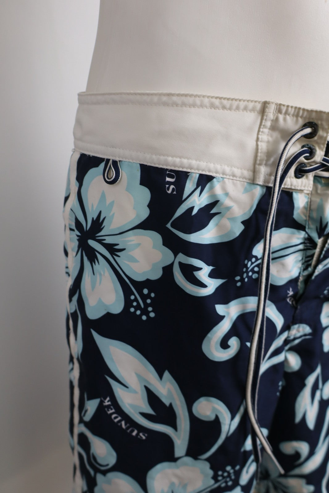 SUNDEK COSTUME PANTALONCINO MARE UOMO TG 31 MEN SWIMSUIT VINTAGE CASUAL