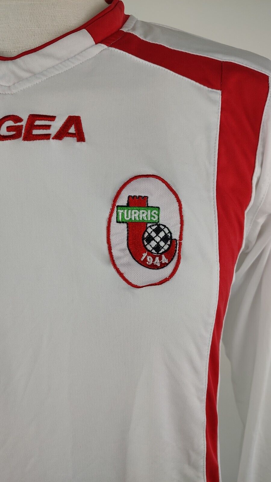 LEGEA TURRIS MAGLIA CALCIO UOMO Tg L SOCCER JERSEY VINTAGE