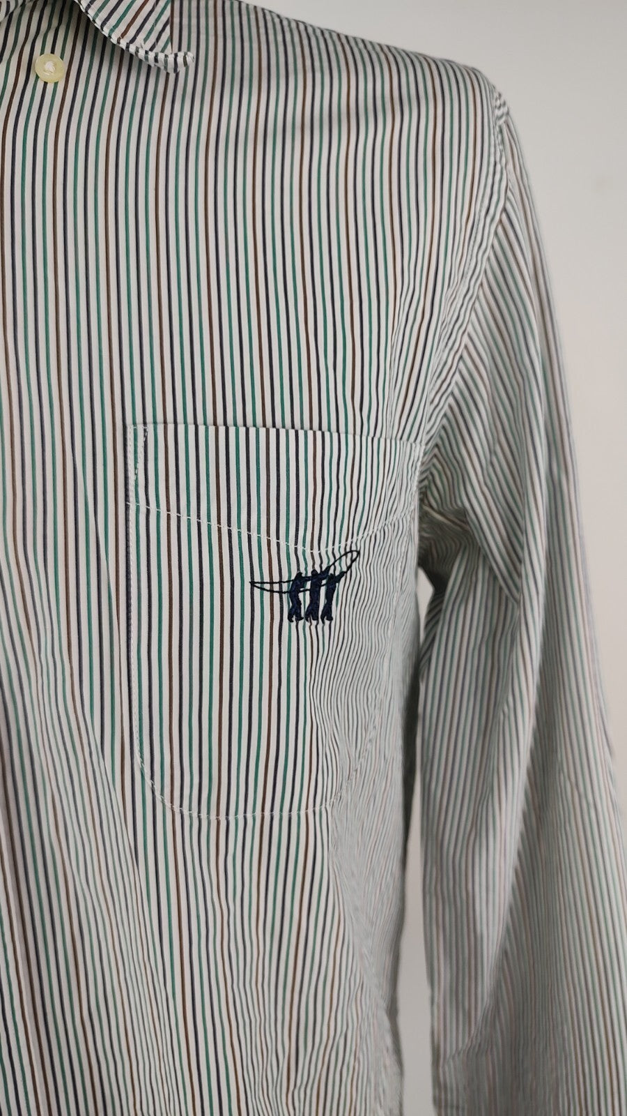 HENRY COTTON'S CAMICIA UOMO COTONE TG. 40  MAN CASUAL VINTAGE SHIRT