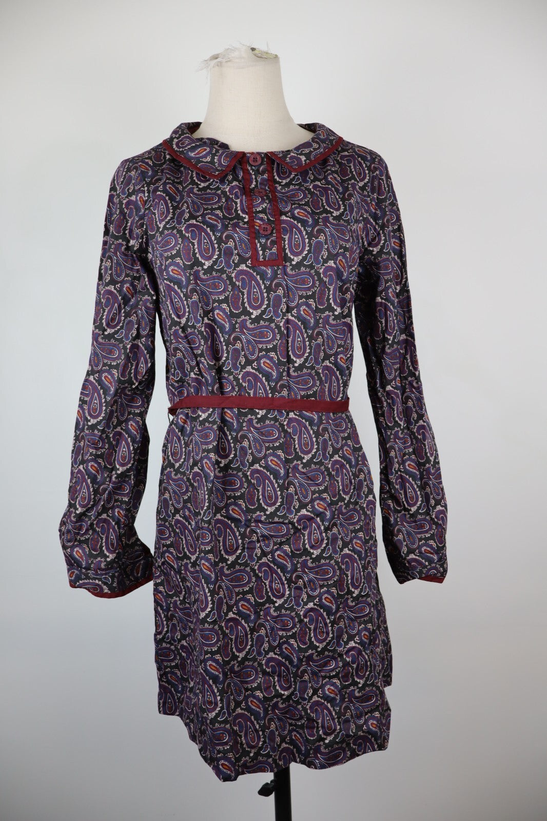 MERC LONDON EST1967 VESTITO DONNA TG L WOMAN CASUAL VINTAGE DRESS ABITO COTONE