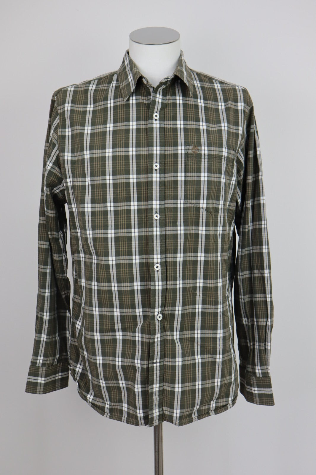 TIMBERLAND CAMICIA UOMO TG L MAN SHIRT CASUAL VINTAGE COTONE COTTON