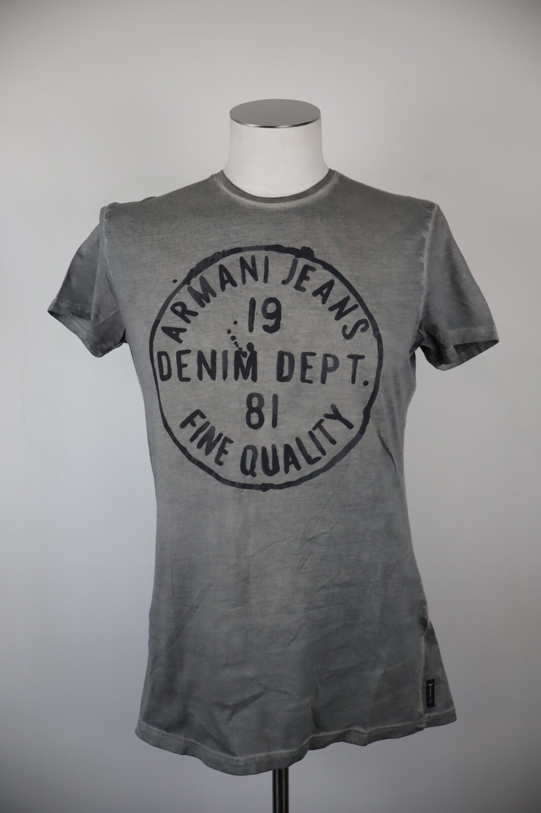 AJ ARMANI JEANS MAGLIA UOMO TG. L MAN SHIRT CASUAL VINTAGE COTONE COTTON