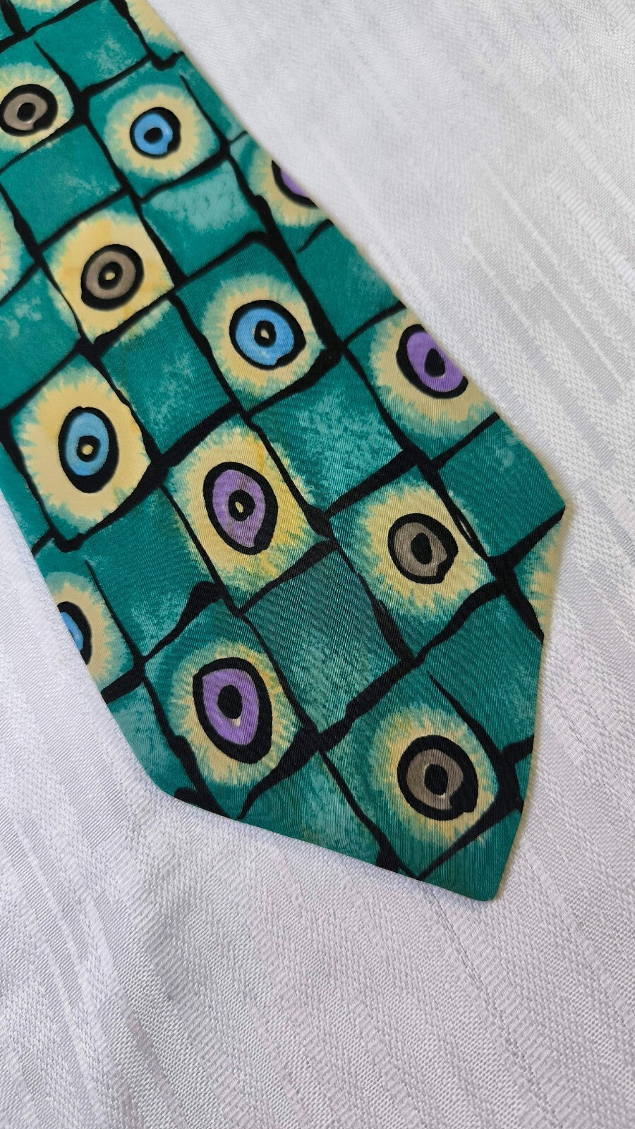 GIORGIO REDAELLI  100% SILK TIE SETA CRAVATTA NECKTIE MADE IN ITALY