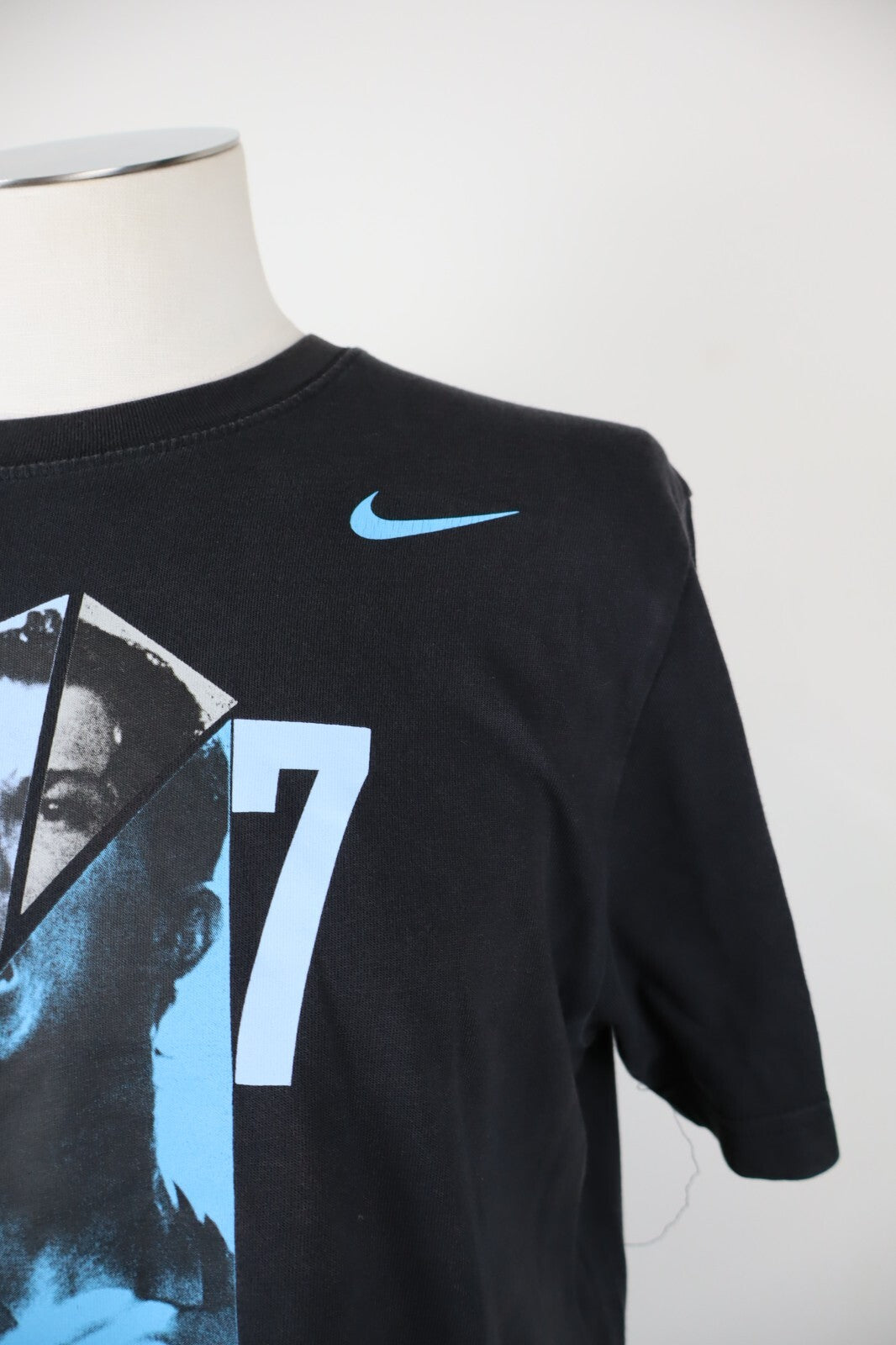 NIKE MAGLIA UOMO TG L SLIM FIT MAN  T-SHIRT CASUAL VINTAGE COTONE COTTON CR7