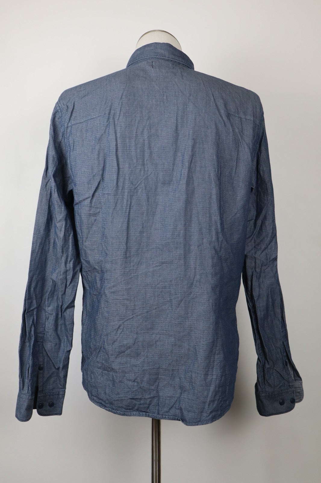 CALVIN KLEIN CK JEANS CAMICIA UOMO TG. L MAN CASUAL VINTAGE SHIRT COTONE LOGO