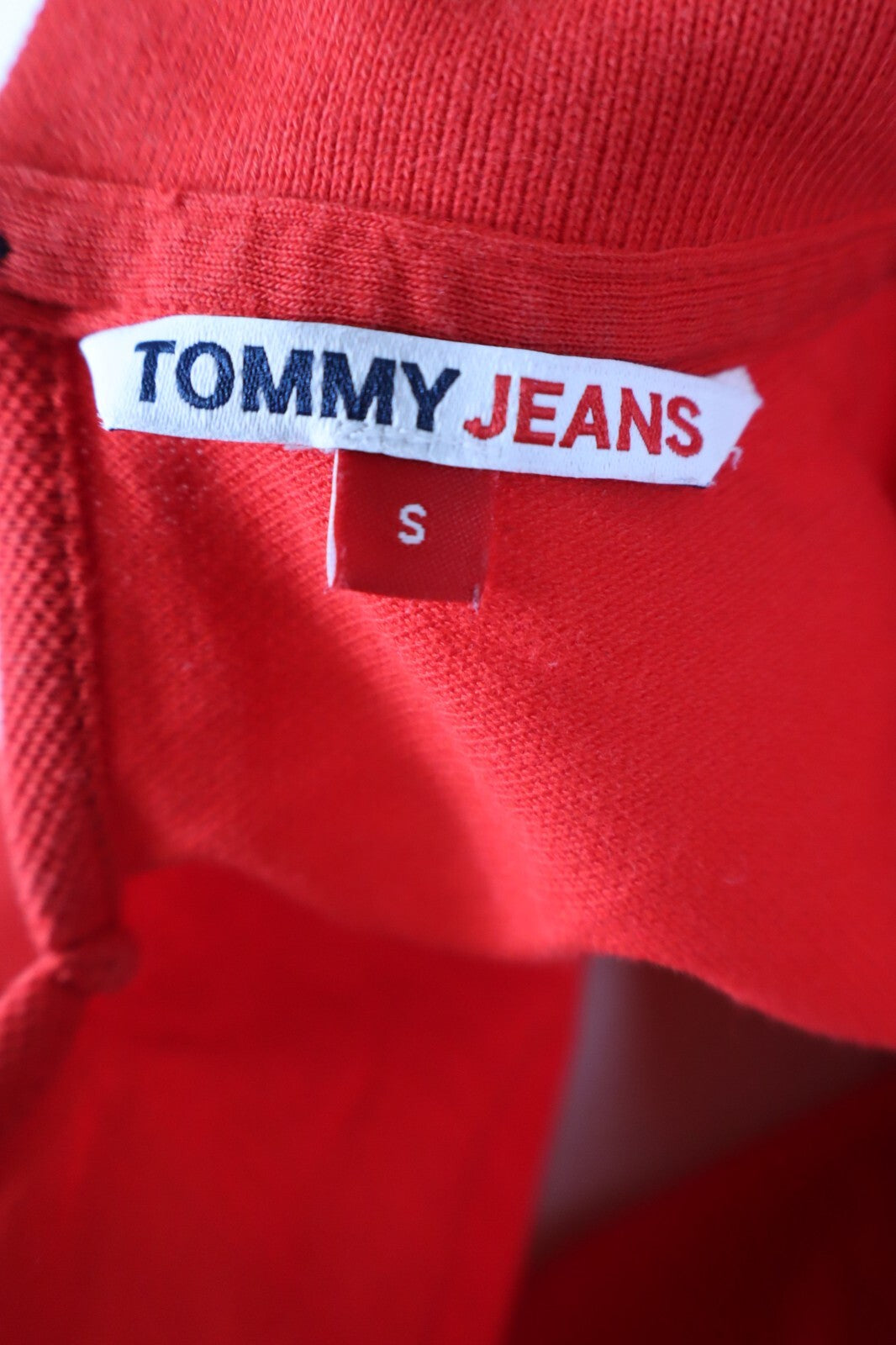 TOMMY HILFIGER JEANS POLO MAGLIA T-SHIRT DONNA COTONE TG S WOMAN CASUAL VINTAGE