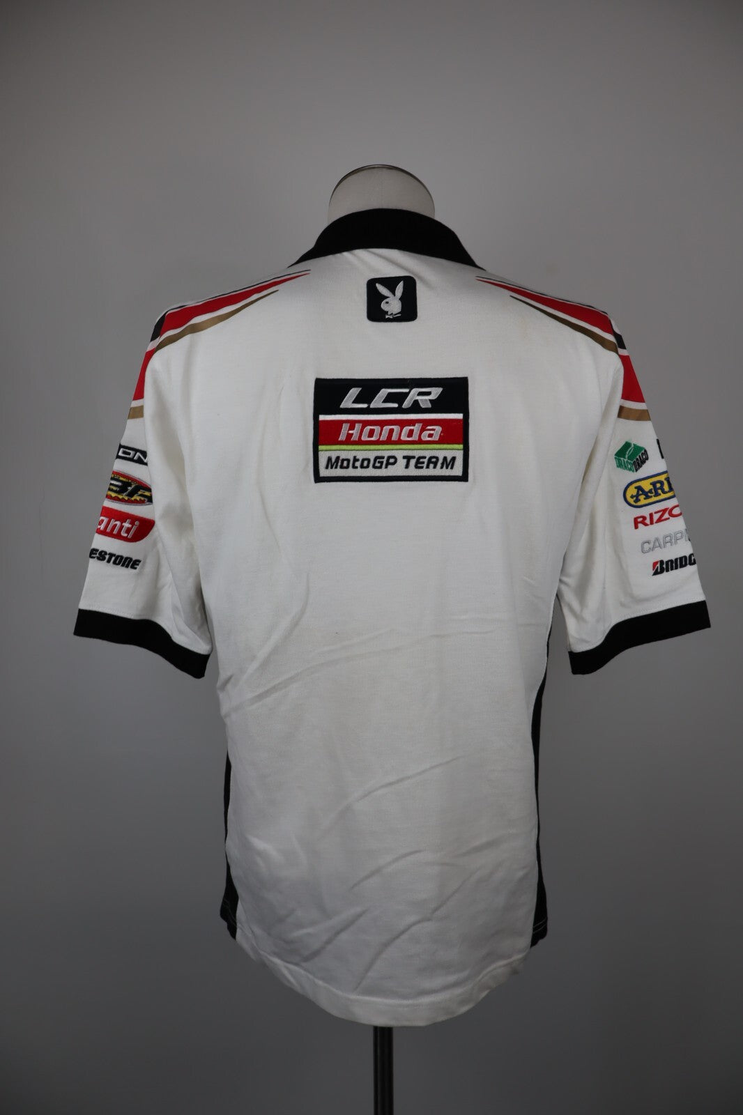 LCR MOTO GP TEAM MAGLIA POLO HONDA UOMO TG XL MAN SPORT T-SHIRT AUTOGRAFATA