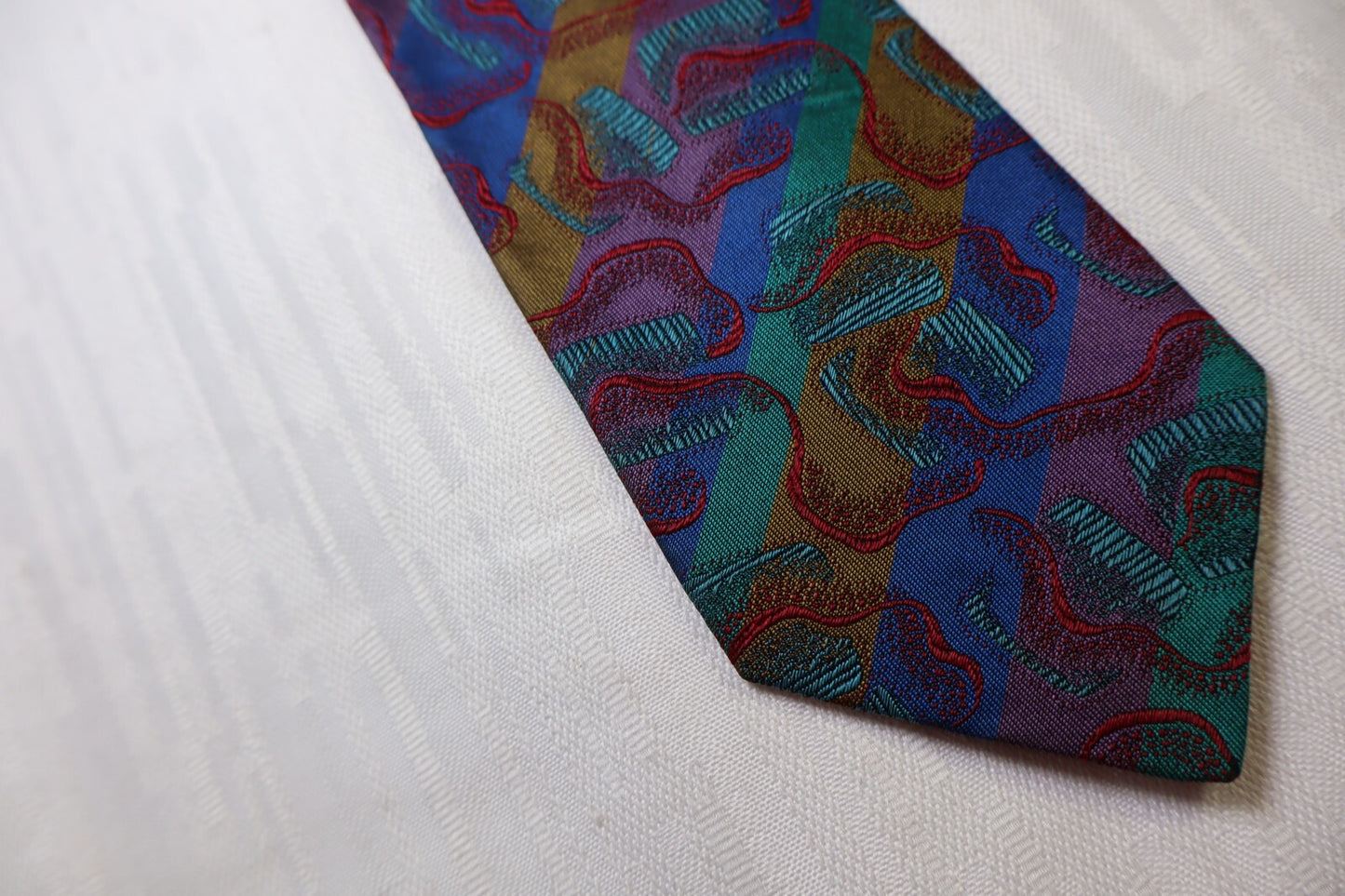 BORSALINO 100% SILK TIE SETA CRAVATTA NECKTIE MADE IN ITALY CLASSIC
