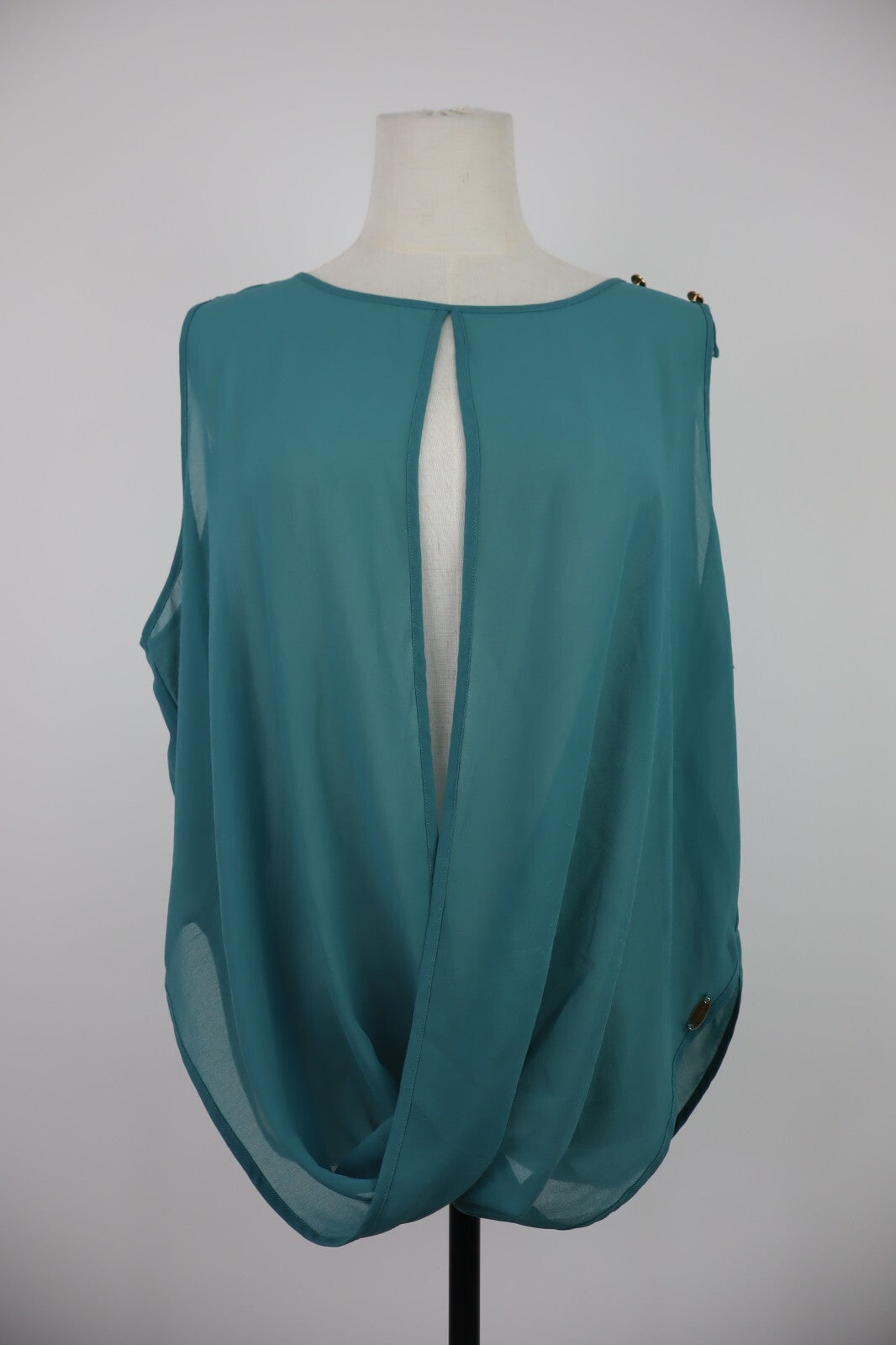 FORNARINA MAGLIA DONNA M / L WOMAN CASUAL VINTAGE T-SHIRT TOP TRASPARENTE