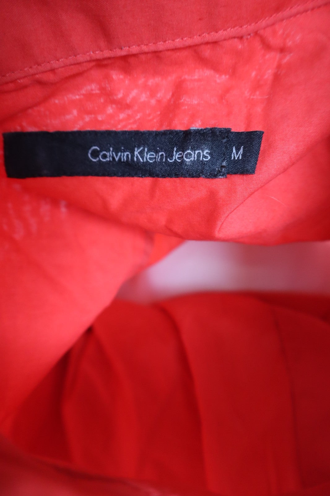 CALVIN KLEIN JEANS CAMICIA COTONE SHIRT UOMO Tg M MAN VINTAGE CASUAL COTTON