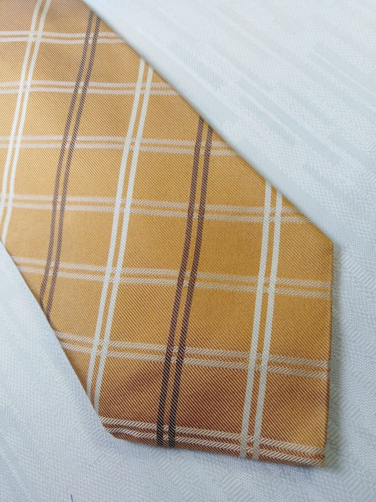 VOGUE 100%  SILK TIE SETA CRAVATTA NECKTIE MADE IN ITALY SELF TIPPED