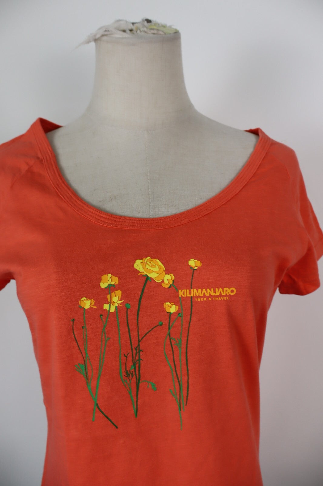 KILIMANGIARO MAGLIA DONNA T-SHIRT TG. L WOMAN CASUAL VINTAGE SHIRT COTONE