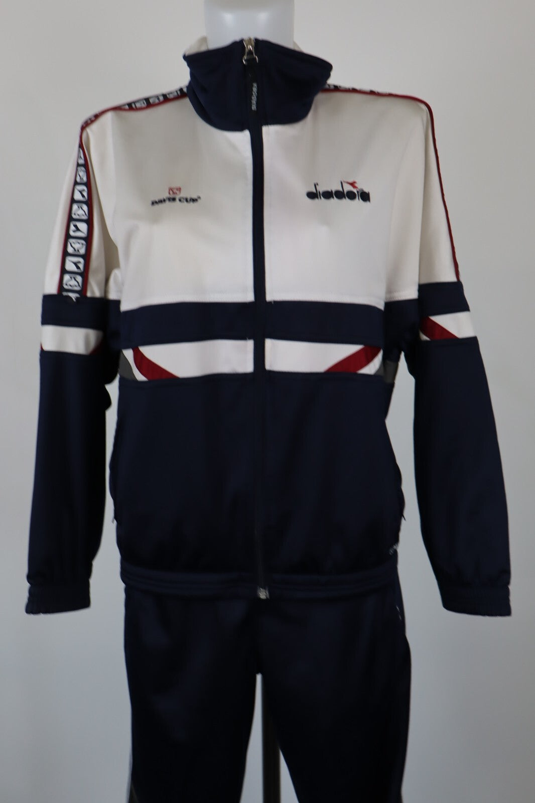 DIADORA DAVI'S CUP TENNIS TUTA COMPLETO TG 44 TRACKSUIT GIACCA PANTS DONNA SPORT