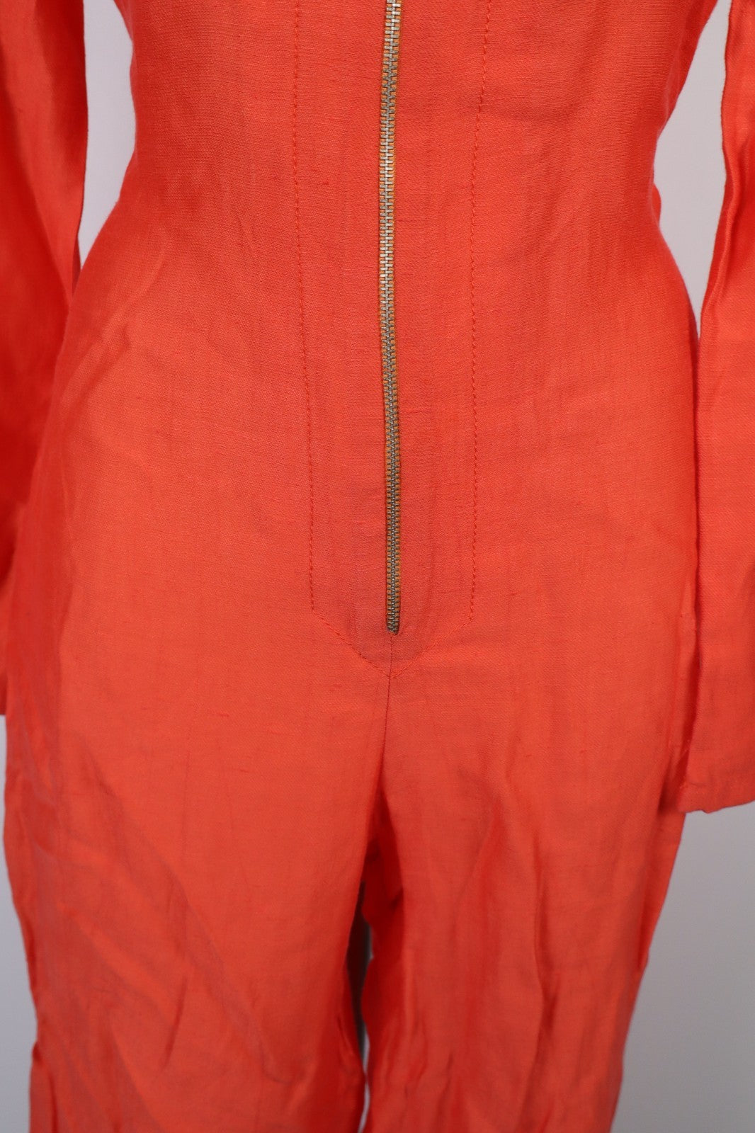 LUISA SPAGNOLI COMPLETO DONNA PANTALONE Tg. 42 SALOPETTE ONE PIECE VINTAGE LINO