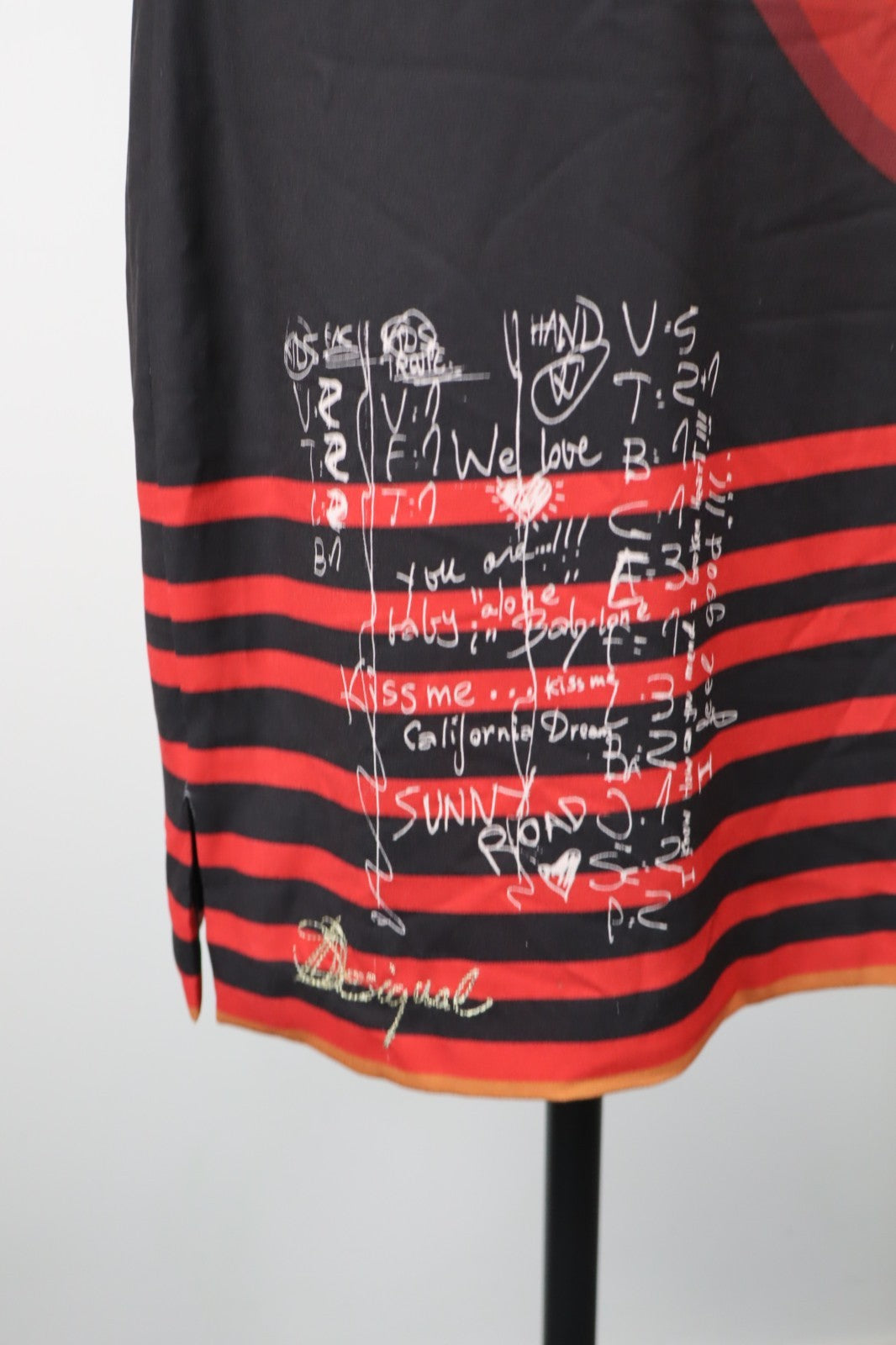 DESIGUAL  VESTITO ABITO DONNA TG.  42  SHORT WOMAN CASUAL VINTAGE DRESS