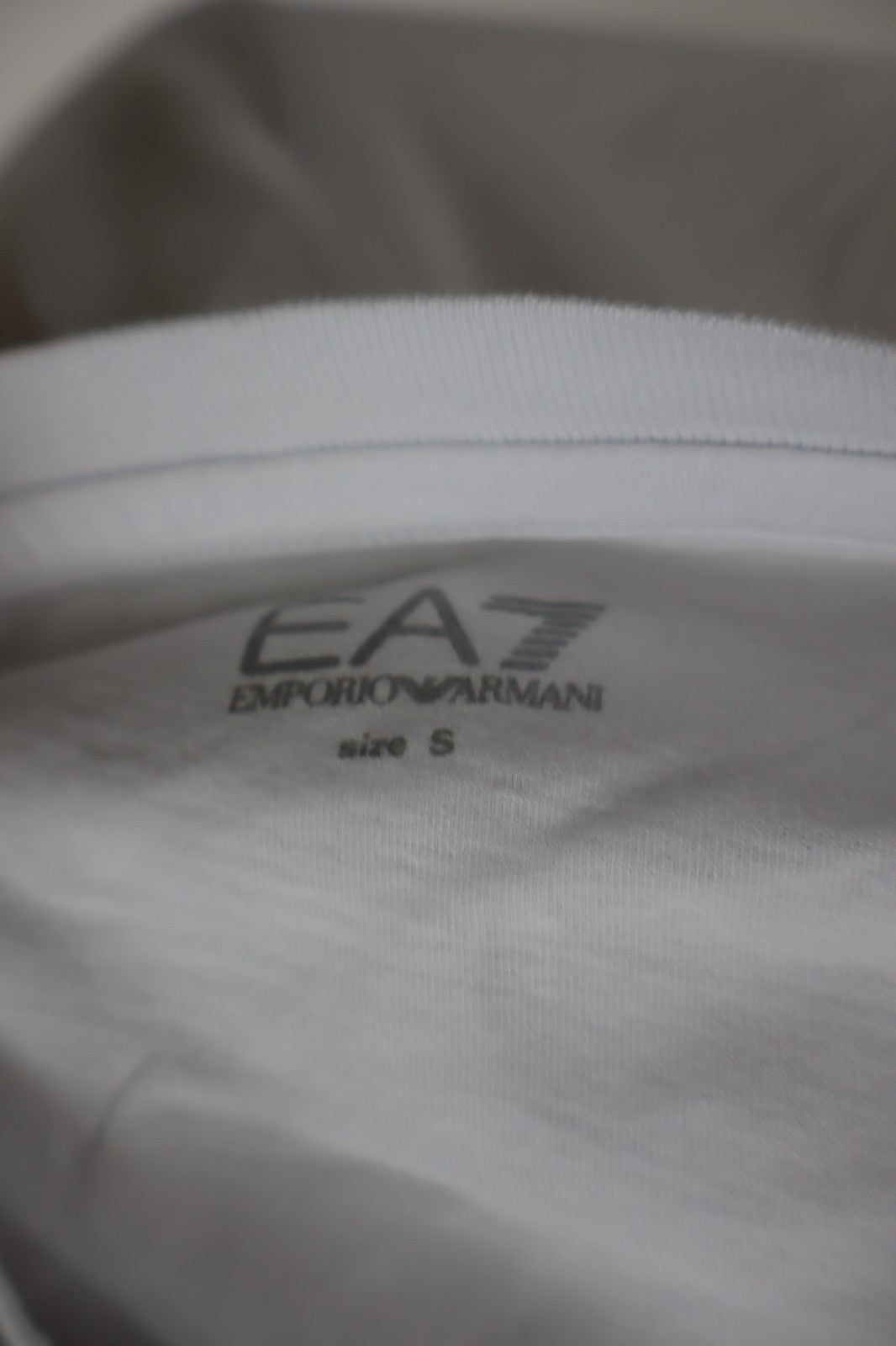 EA7 EMPORIO ARMANI MAGLIA UOMO TG. S MAN T-SHIRT VINTAGE CASUAL COTONE LOGO