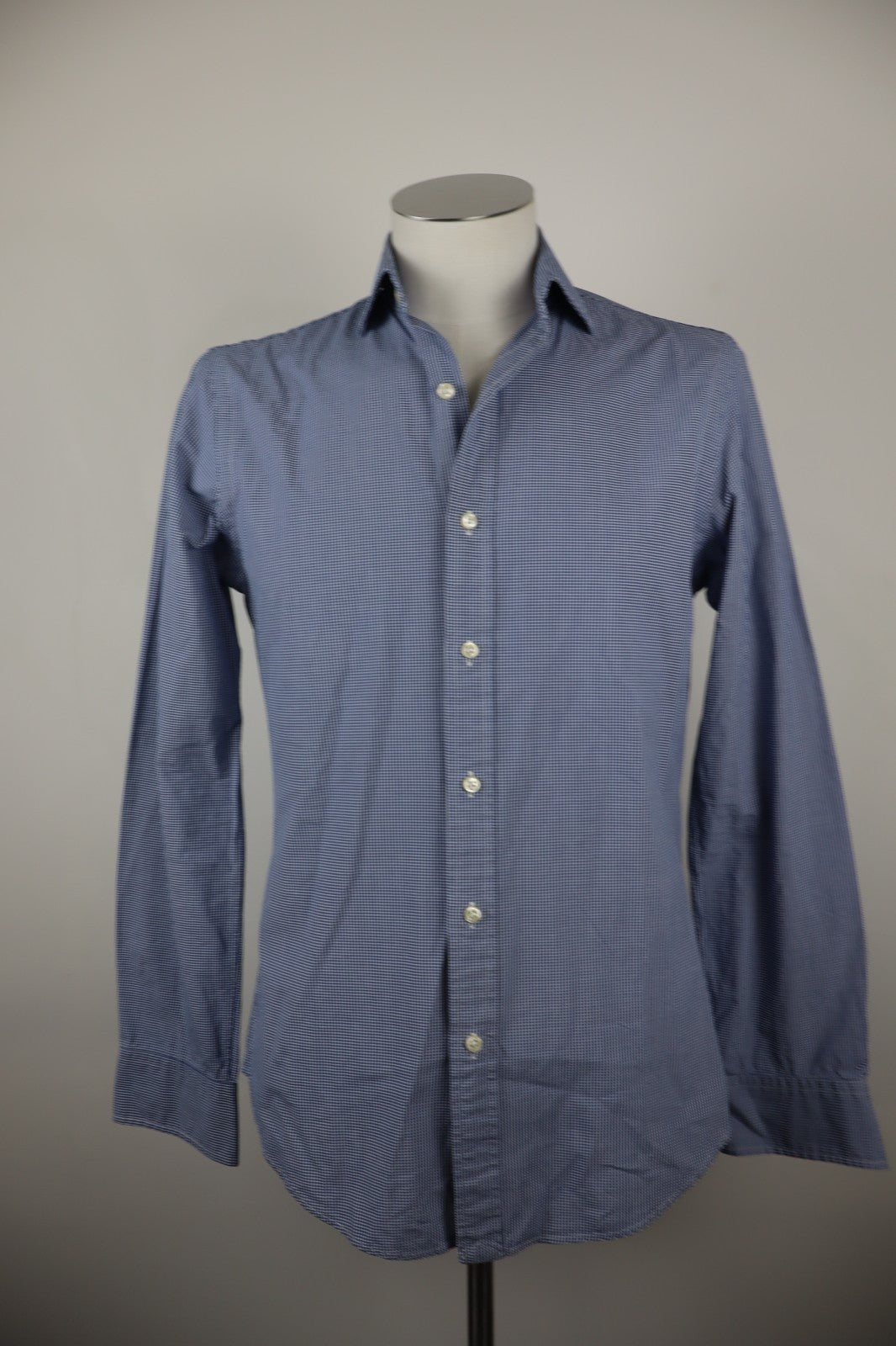 POLO RALPH LAUREN CAMICIA UOMO COTONE 15 38 SLIM MAN CASUAL VINTAGE COTTON SHIRT