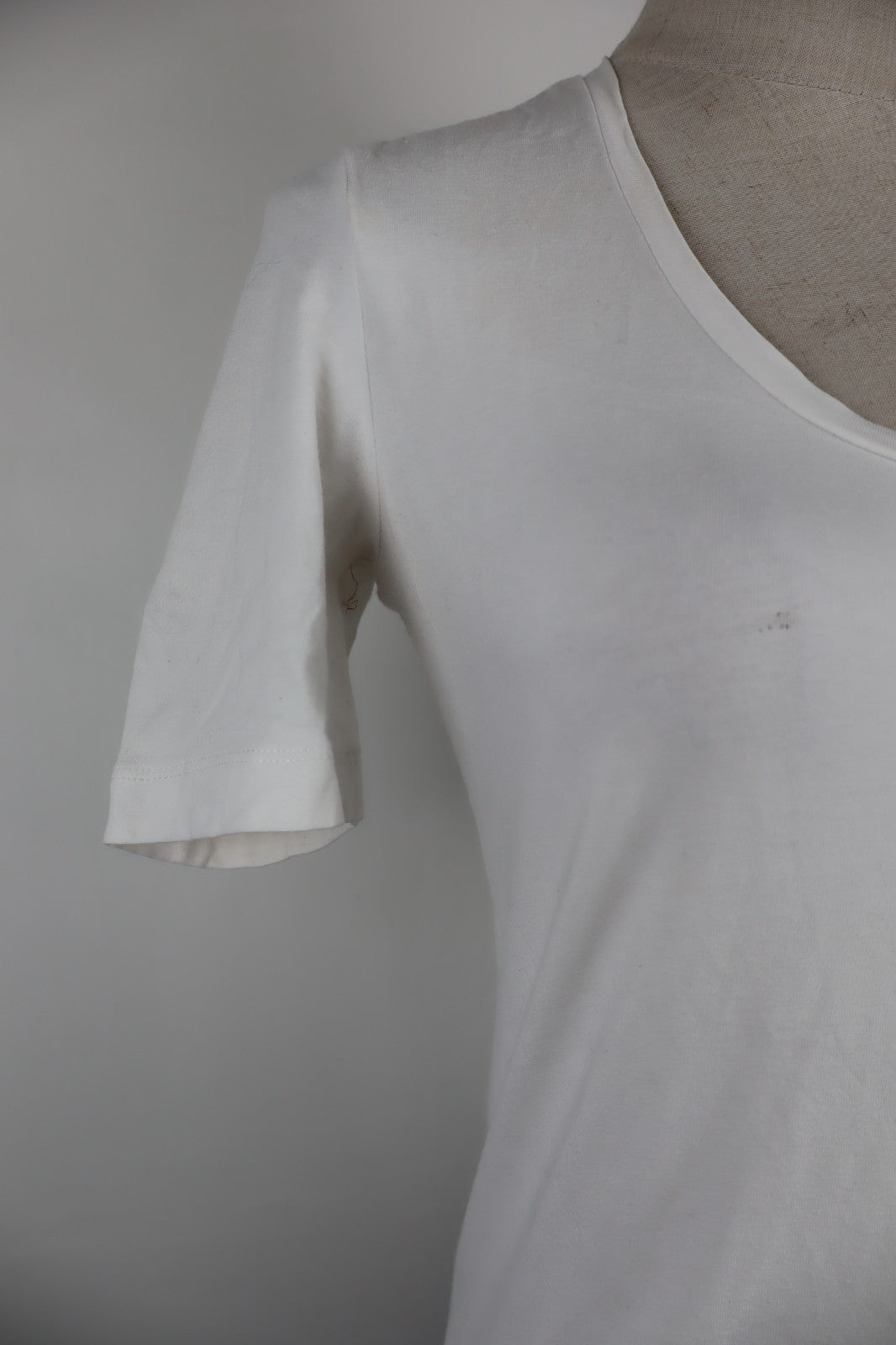 AJ ARMANI JEANS MAGLIA DONNA TG. 38 WOMAN CASUAL VINTAGE T-SHIRT COTONE COTTON