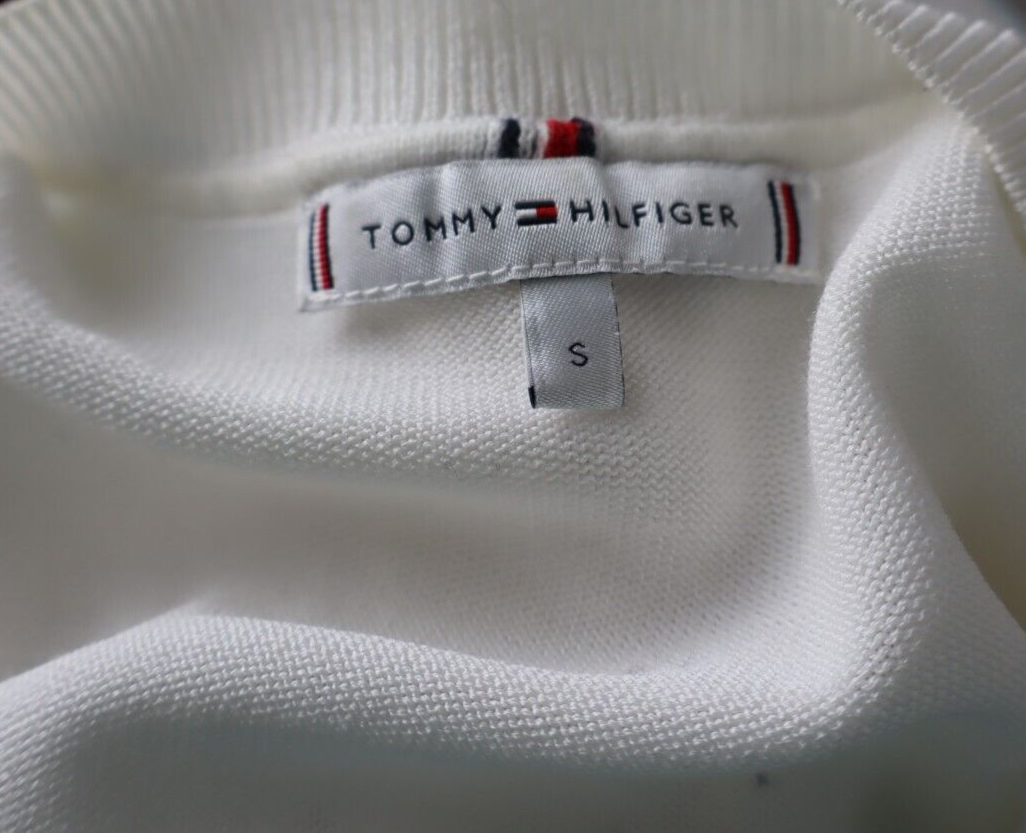 TOMMY HILFIGER MAGLIONE VINTAGE UOMO COTONE Tg. S MAN COTTON SWEATER CASUAL