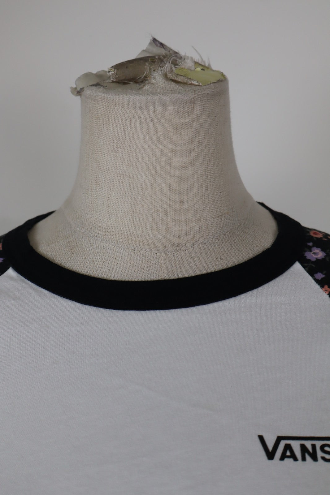 VANS MAGLIA DONNA TG. XS WOMAN CASUAL VINTAGE T-SHIRT  TOP COTONE