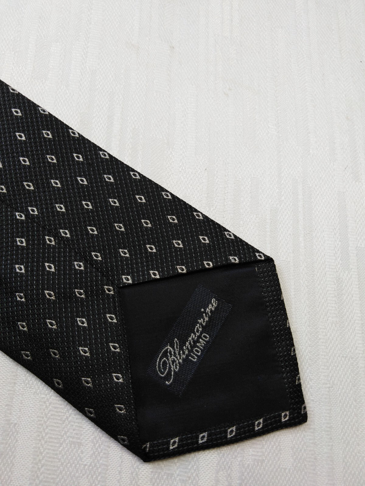 BLUMARINE NAPOLI 100% SILK TIE SETA CRAVATTA NECKTIE MADE IN ITALY CLASSIC