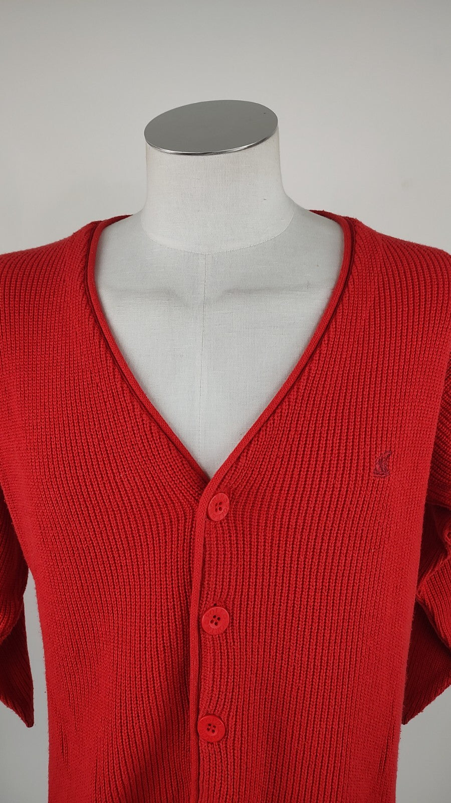 NORTH POLE MAGLIONE CARDIGAN VINTAGE COTONE UOMO Tg. S MAN SWEATER CASUAL