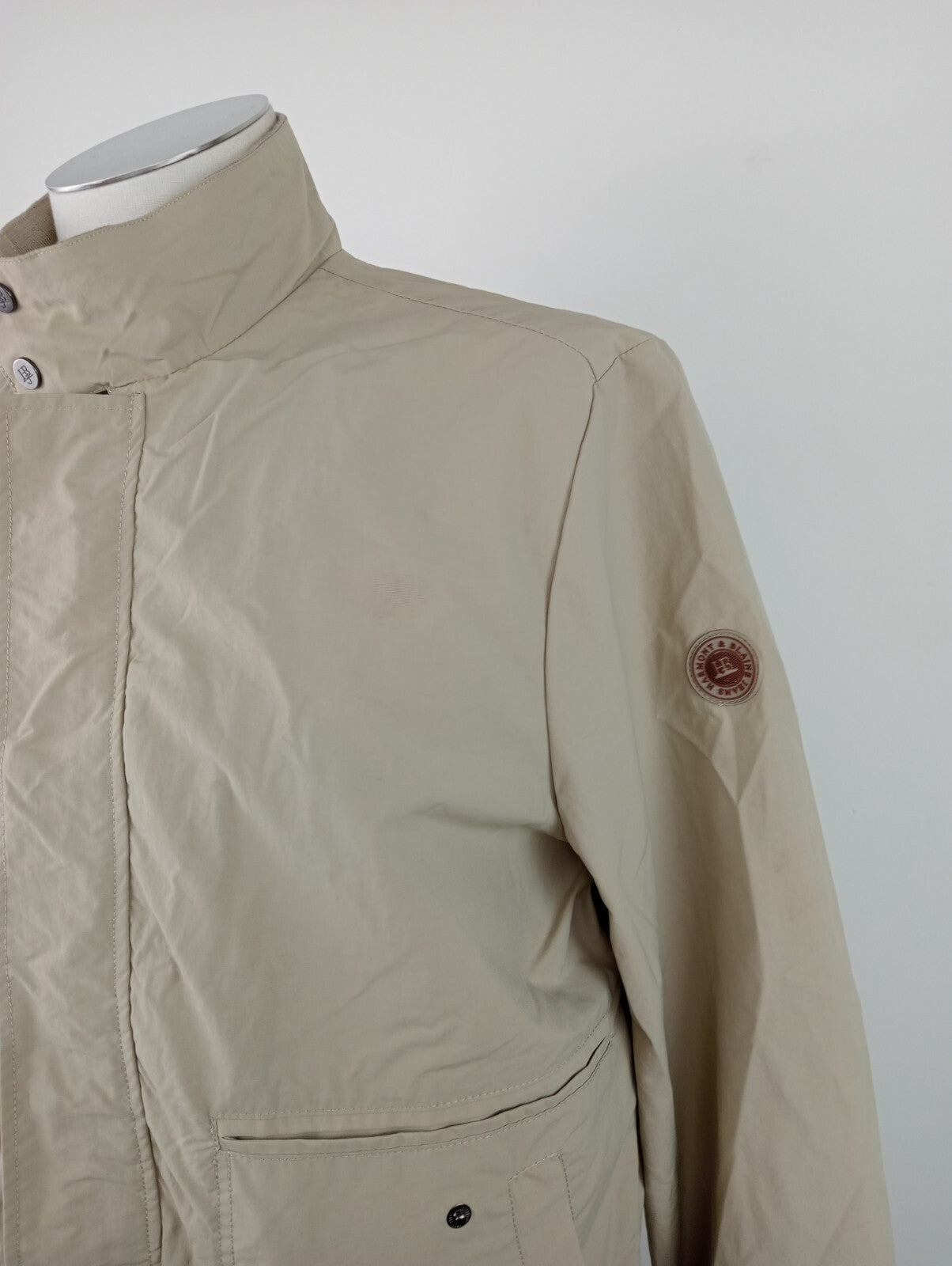 HARMONT & BLAINE GIUBBINO LEGGERO UOMO Tg L MAN CASUAL VINTAGE JACKET COTONE