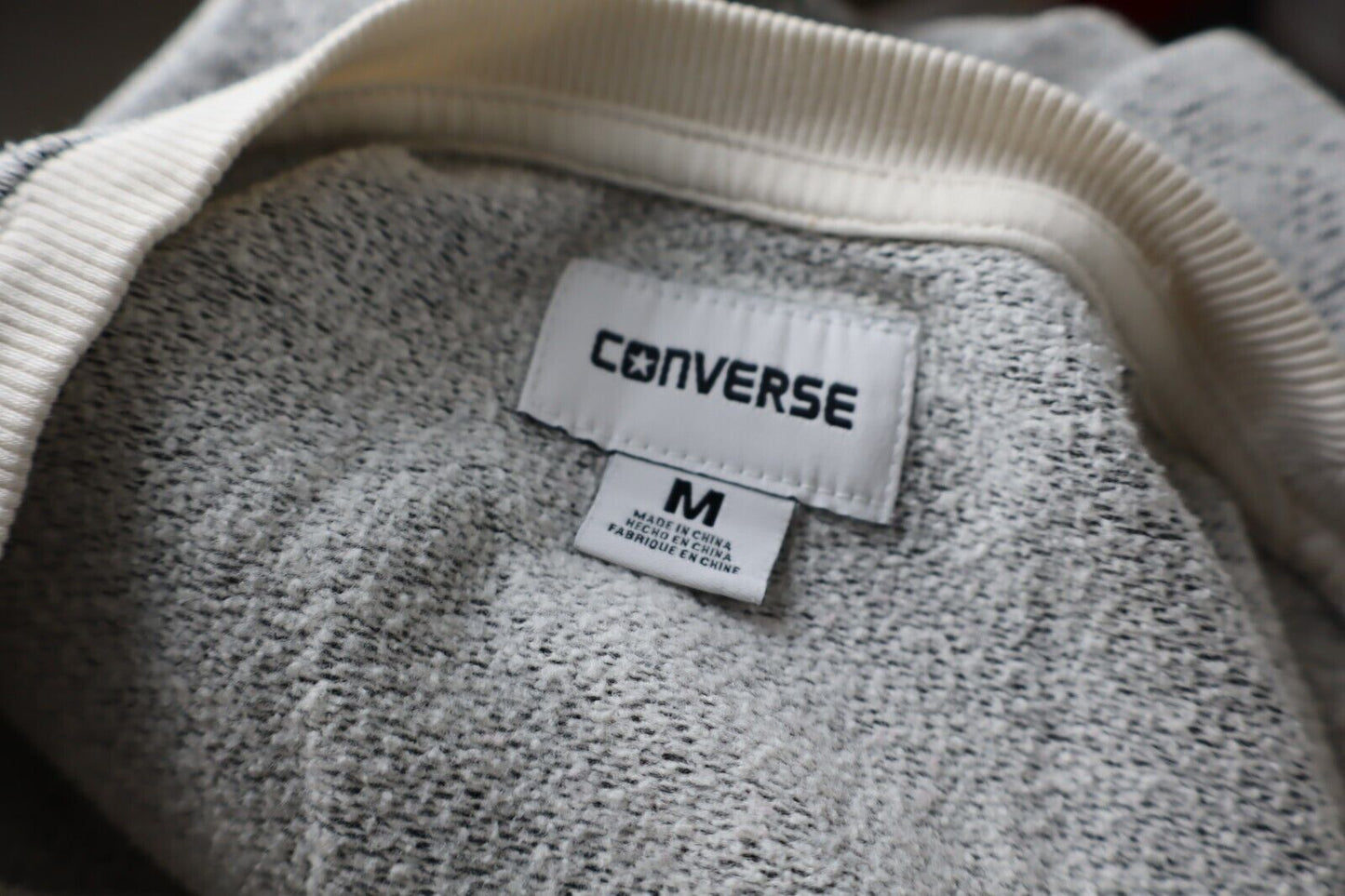 CONVERSE FELPA MAGLIA COTONE UOMO Tg M MAN COTTON JACKET SWEATSHIRT VINTAGE