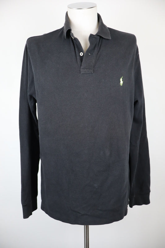 RALPH LAUREN POLO MAGLIA UOMO COTONE TG. XL SLIM MAN COTTON SHIRT CASUAL VINTAGE