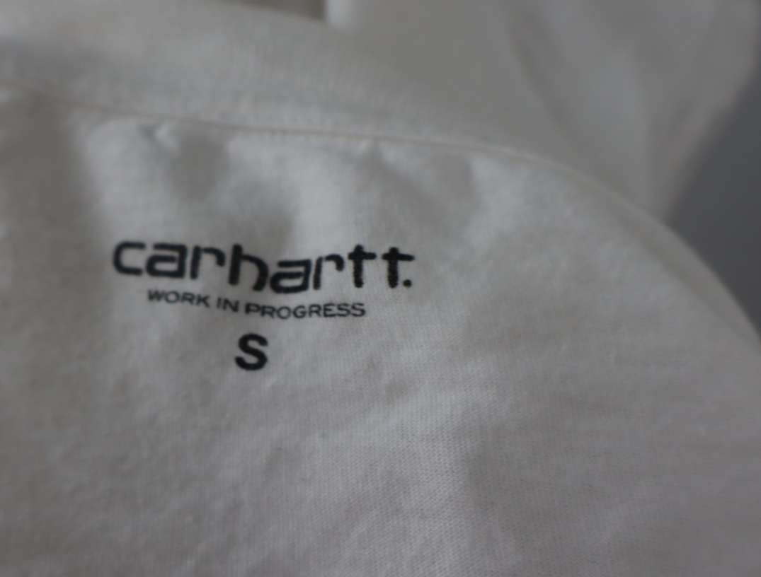 CARHARTT MAGLIA UOMO COTONE TG S MAN COTTON T-SHIRT CASUAL VINTAGE TASCA LOGO