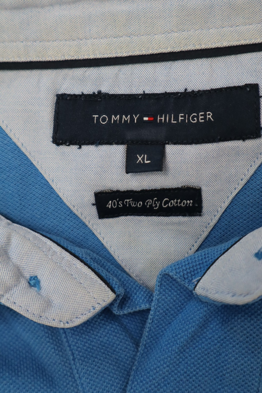 TOMMY HILFIGER JEANS POLO MAGLIA UOMO TG XL MAN T-SHIRT CASUAL VINTAGE COTONE