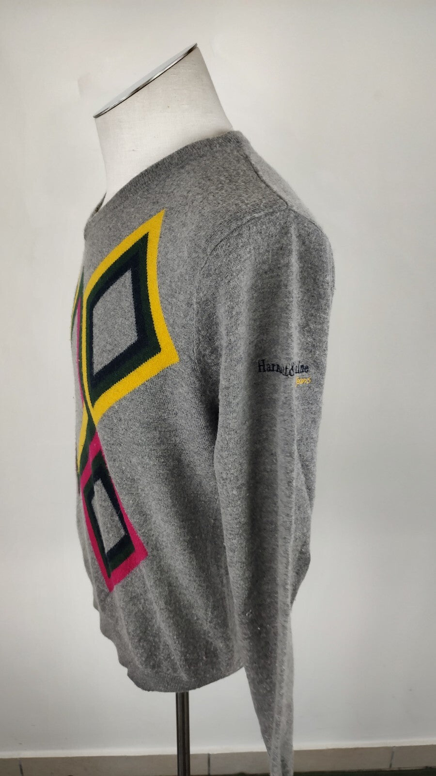 HARMONT & BLAINE MAGLIONE UOMO Tg. M MAN SWEATER CASUAL LANA VINTAGE