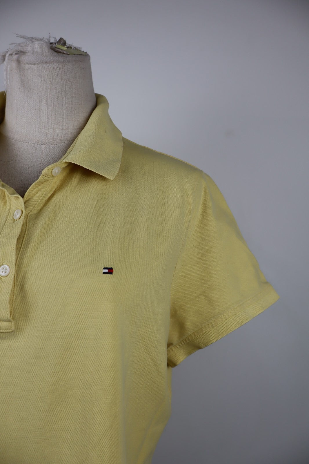 TOMMY HILFIGER POLO MAGLIA DONNA COTONE TG. XL WOMAN SHIRT CASUAL VINTAGE LOGO