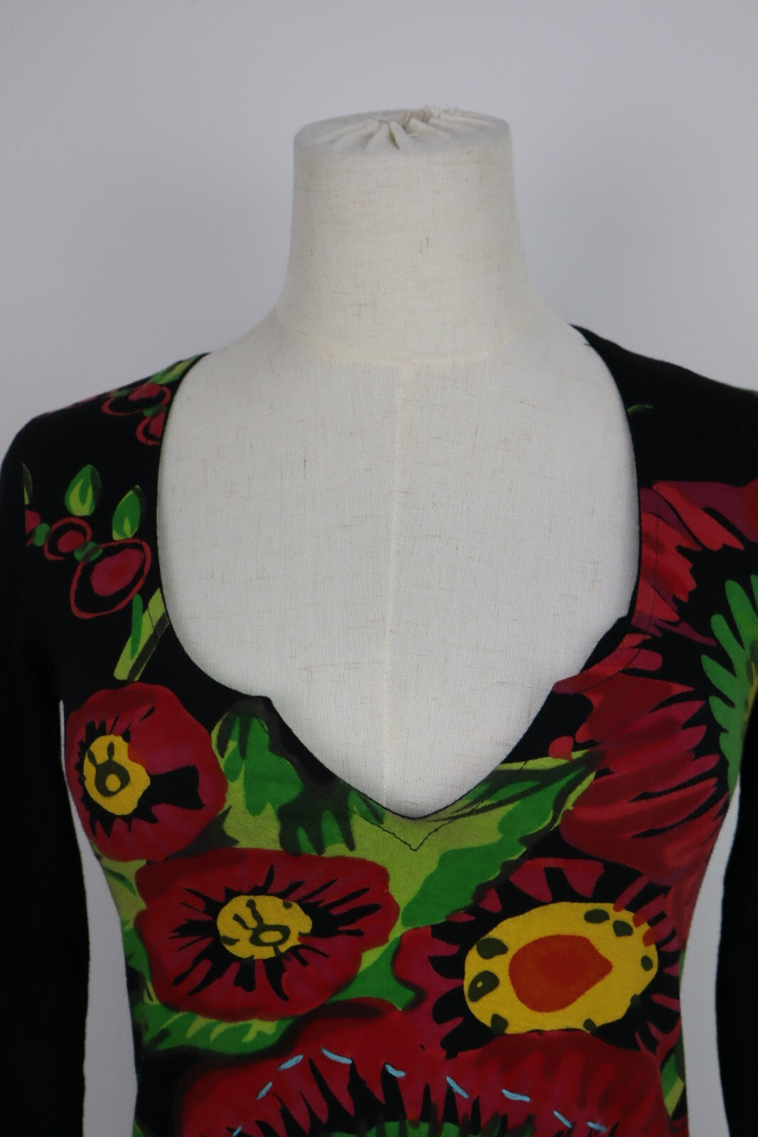 DESIGUAL VESTITO ABITO DONNA TG. XS WOMAN CASUAL VINTAGE DRESS