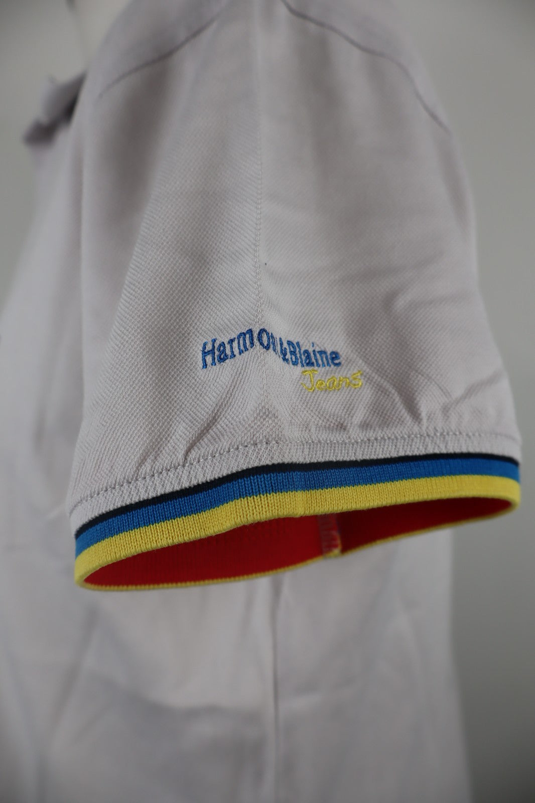 HARMONT & BLAINE POLO MAGLIA UOMO COTONE TG. L MAN COTTON T-SHIRT VINTAGE LOGO