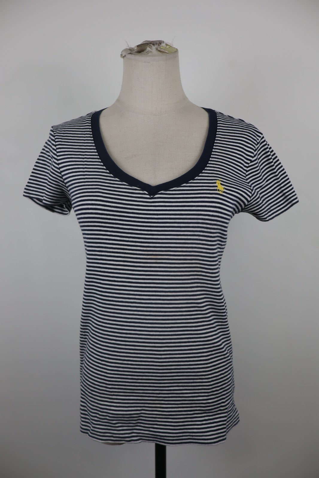 RALPH LAUREN SPORT MAGLIA DONNA TG M WOMAN CASUAL T-SHIRT VINTAGE COTONE COTTON