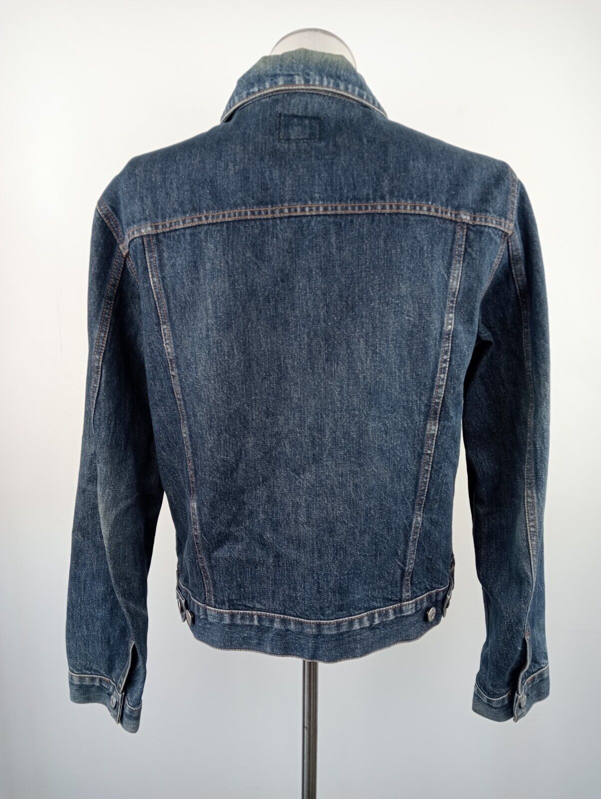 ENERGIE GIUBBINO JEANS DENIM GIACCA UOMO XL MAN CASUAL VINTAGE JACKET MADE ITALY
