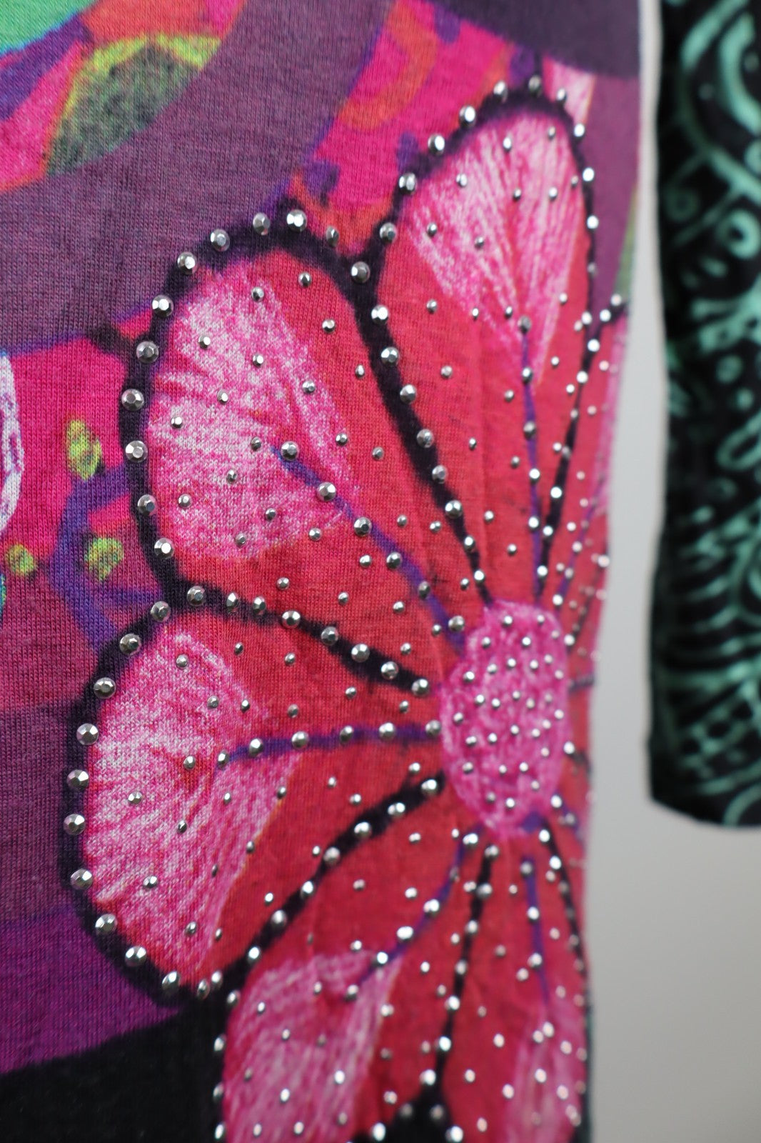 DESIGUAL VESTITO ABITO COTONE DONNA TG. L WOMAN CASUAL VINTAGE DRESS COTTON