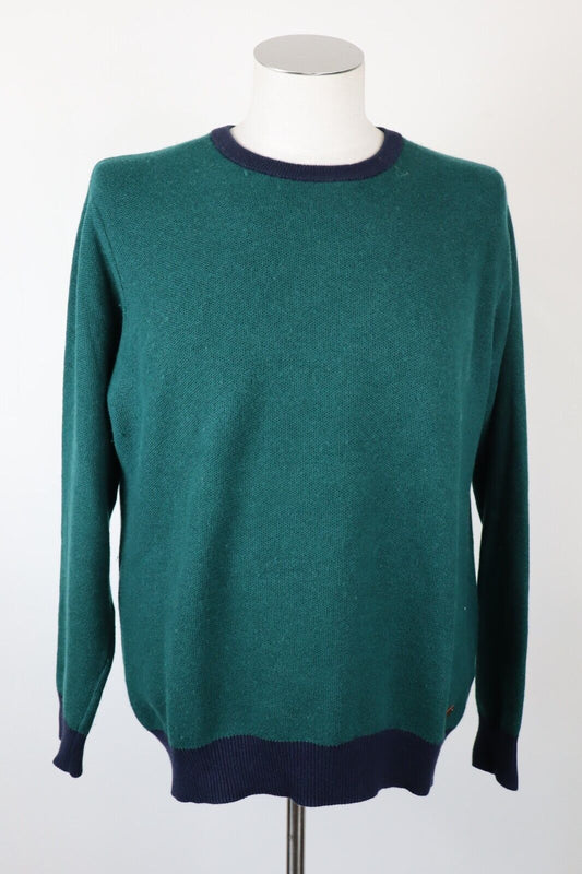 HARMONT & BLAINE MAGLIONE UOMO Tg. XL MAN SWEATER CASUAL COTONE CASHMERE LANA