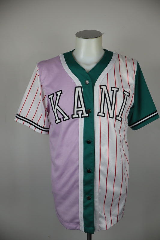 KARL KANI BASEBALL MAGLIA CAMICIA UOMO S MAN T-SHIRT CASUAL VINTAGE MANICA CORTA