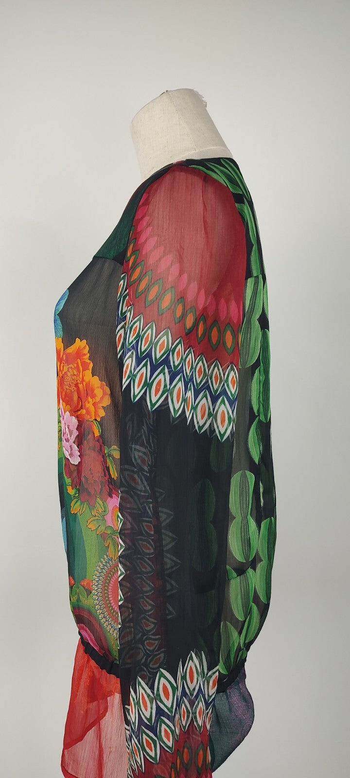 DESIGUAL CAMICIA  DONNA TG. S WOMAN SHIRT CASUAL VINTAGE