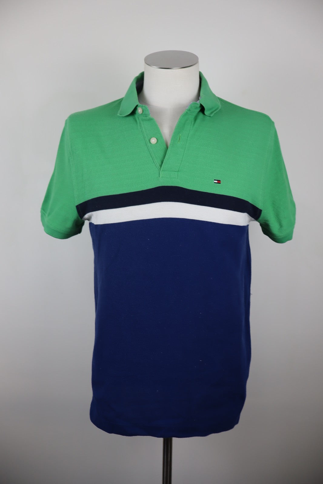 TOMMY HILFIGER POLO MAGLIA UOMO COTONE TG M MAN COTTON SHIRT CASUAL VINTAGE