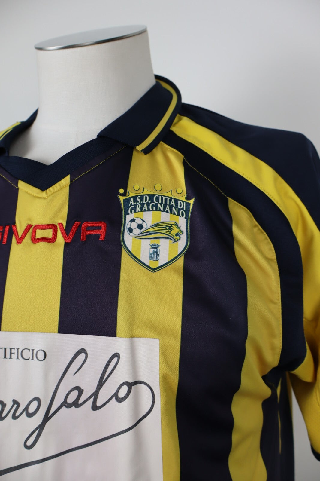 GIVOVA ASD CITTA DI GRAGNANO N 11 MAGLIA CALCIO UOMO Tg L SOCCER JERSEY VINTAGE