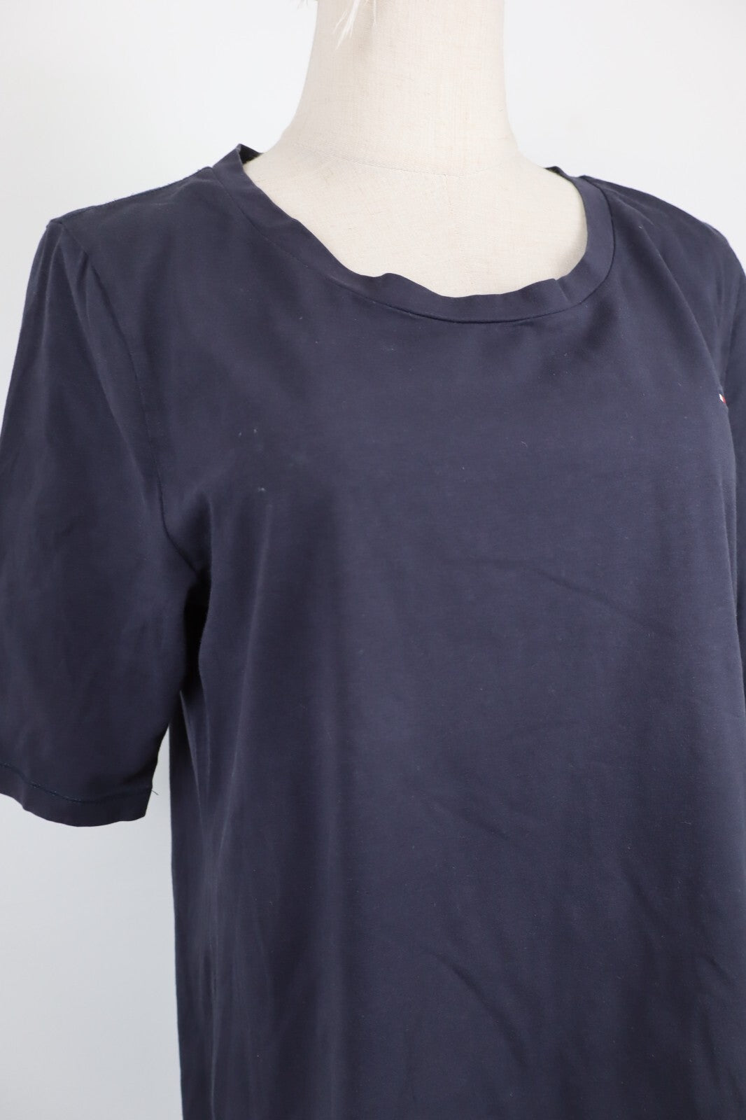 TOMMY HILFIGER MAGLIA MEZZE MANICHE DONNA M WOMAN CASUAL VINTAGE T-SHIRT COTONE