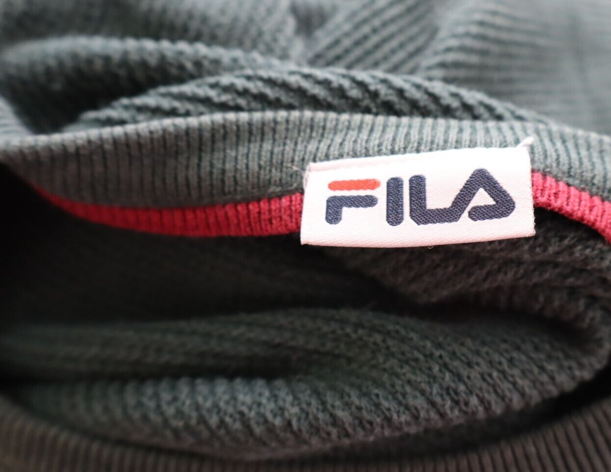 FILA MAGLIONE COTONE COTTON VINTAGE UOMO Tg. L MAN SWEATER CASUAL