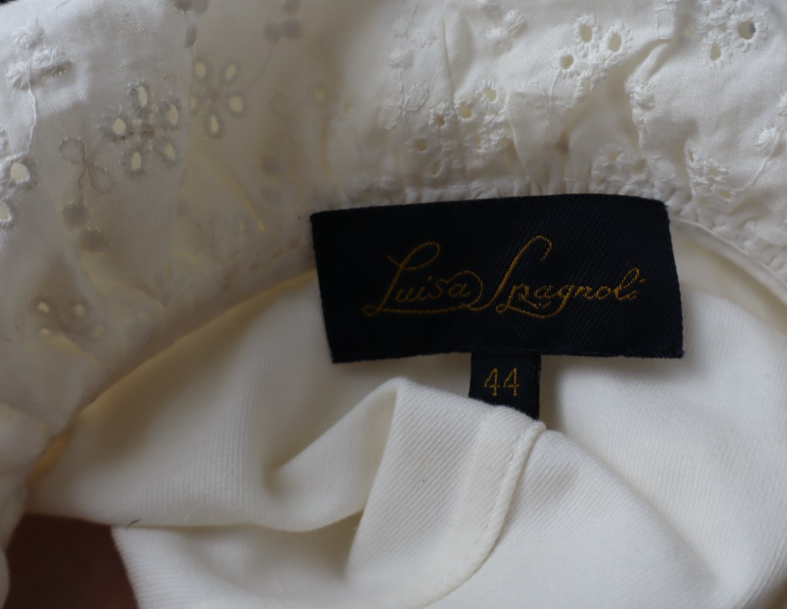 LUISA SPAGNOLI BLAZER GIACCA DONNA Tg 44 WOMAN CASUAL VINTAGE JACKET COTONE