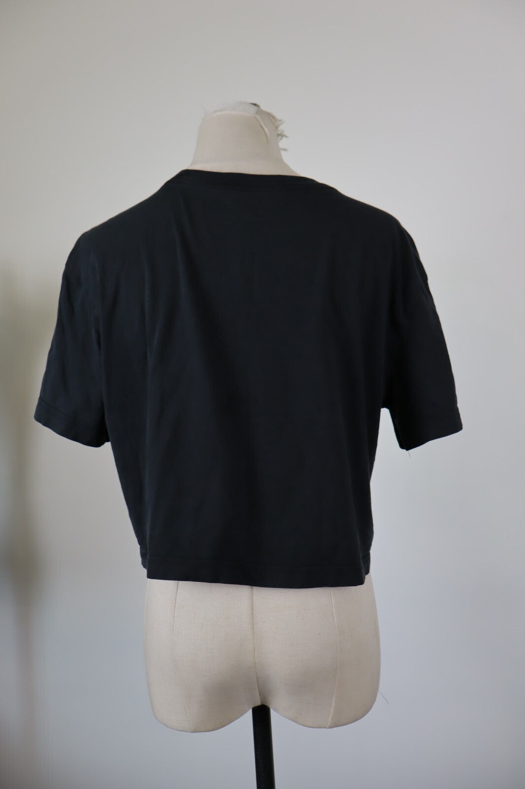 NIKE MAGLIA DONNA TG. M WOMAN CASUAL VINTAGE T-SHIRT COTONE CROP TOP