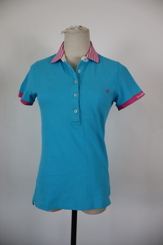 BROOKSFIELD MAGLIA POLO DONNA COTONE TG. 42 WOMAN SHIRT CASUAL VINTAGE COTTON